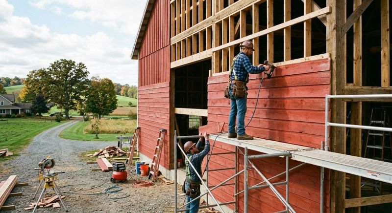 Barn Siding Installation in Rossville, GA