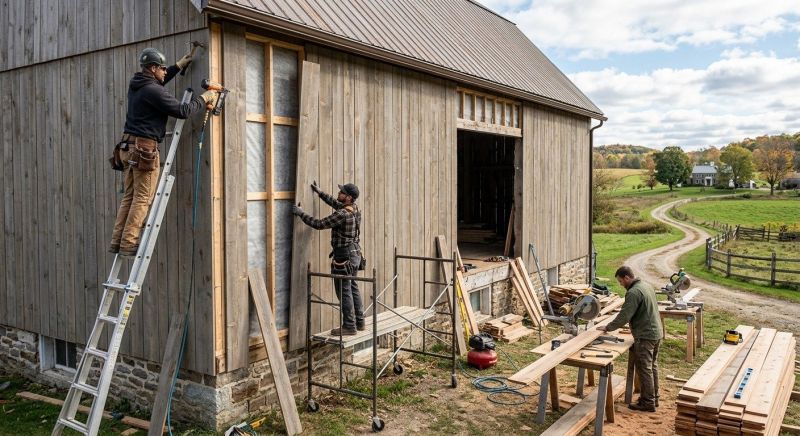 Barn Siding Replacement in Dunlap, TN