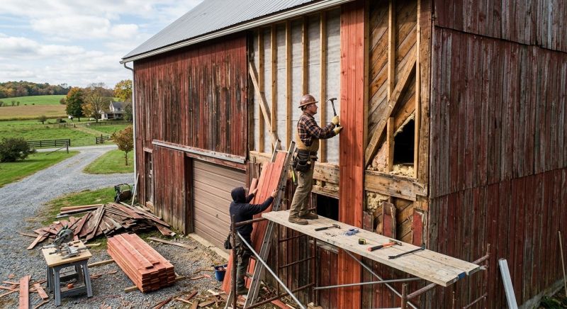 Barn Siding Replacement in Sequatchie County, TN
