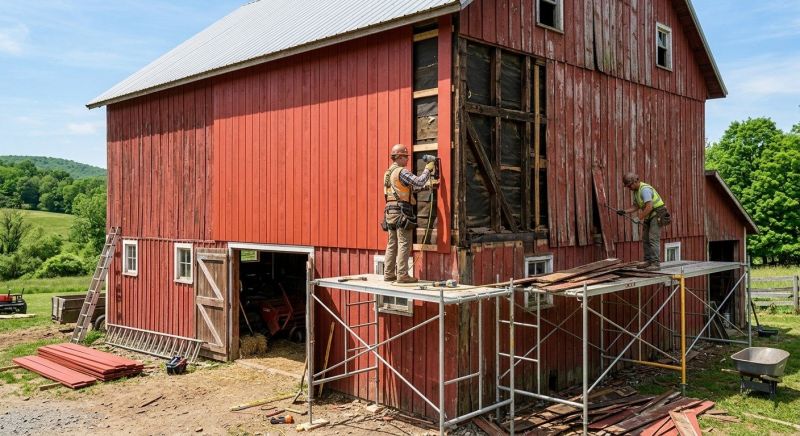 Barn Siding Replacement in Whitwell, TN