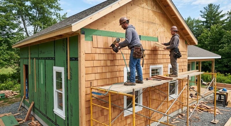 Cedar Siding Installation in Chickamauga, GA