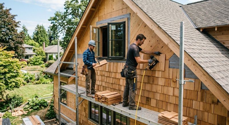 Cedar Siding Installation in Harrison, TN