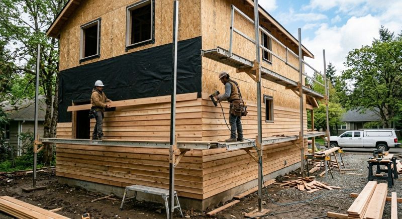 Cedar Siding Installation in Rossville, GA