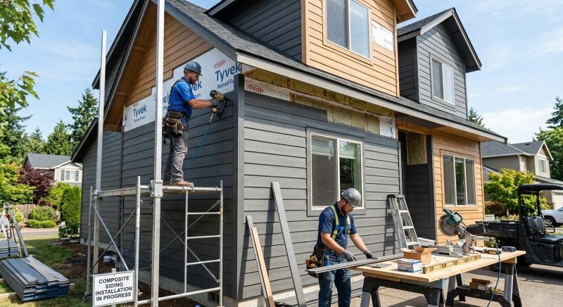 Composite Siding Installation in Dunlap, TN