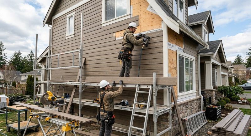 Composite Siding Installation in Ooltewah, TN