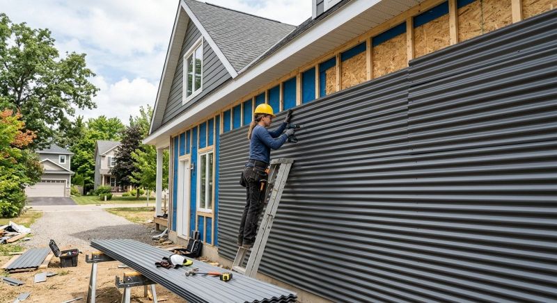 Corrugated Siding Installation in Hixson, TN