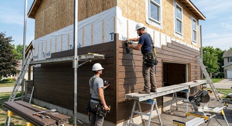 Faux Wood Siding Installation in Catoosa County, GA