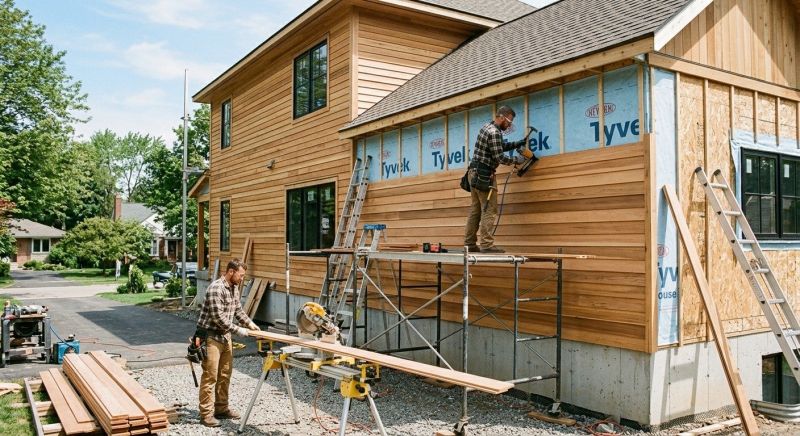 Faux Wood Siding Installation in Chattanooga, TN