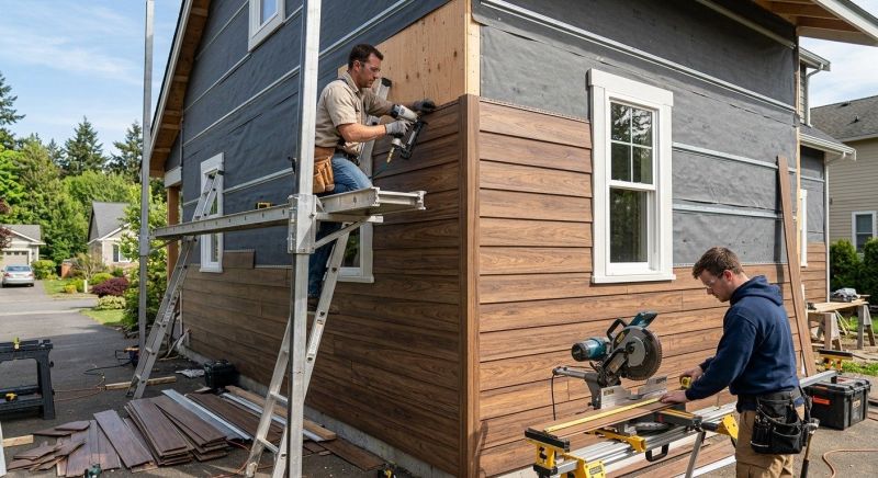 Faux Wood Siding Installation in Marion County, TN