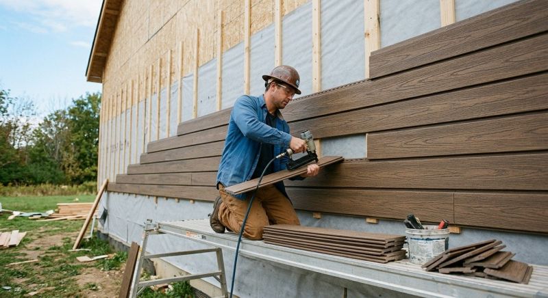 Faux Wood Siding Installation in Ooltewah, TN