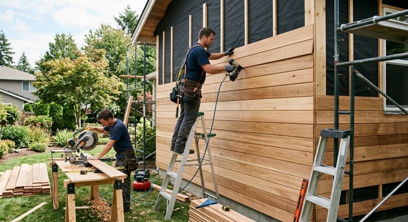 Hardwood Siding Installation in Dunlap, TN