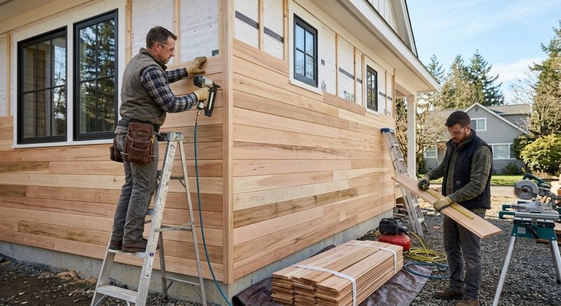 Hardwood Siding Installation in Harrison, TN