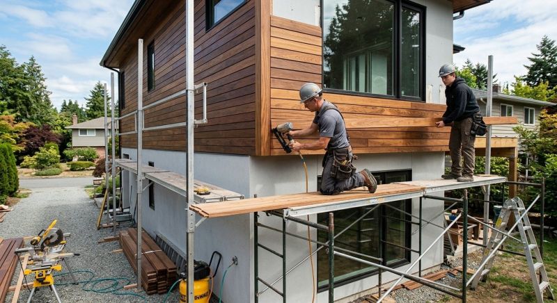 Hardwood Siding Installation in Marion County, TN