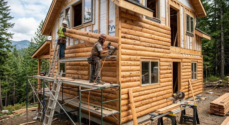 Log Siding Installation in Harrison, TN