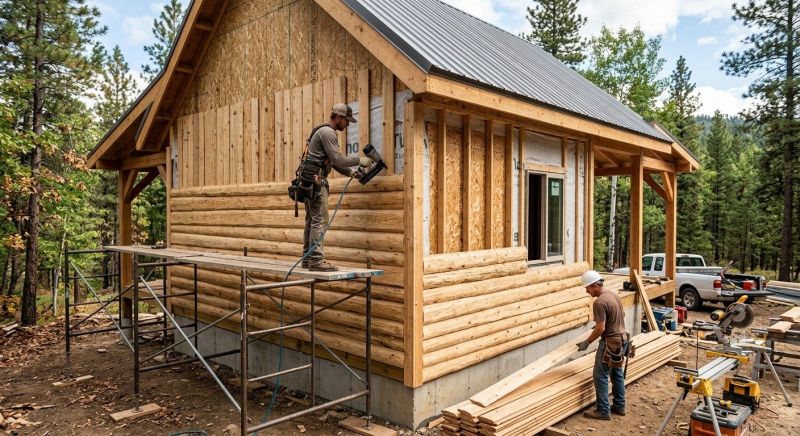Log Siding Installation in Whitwell, TN