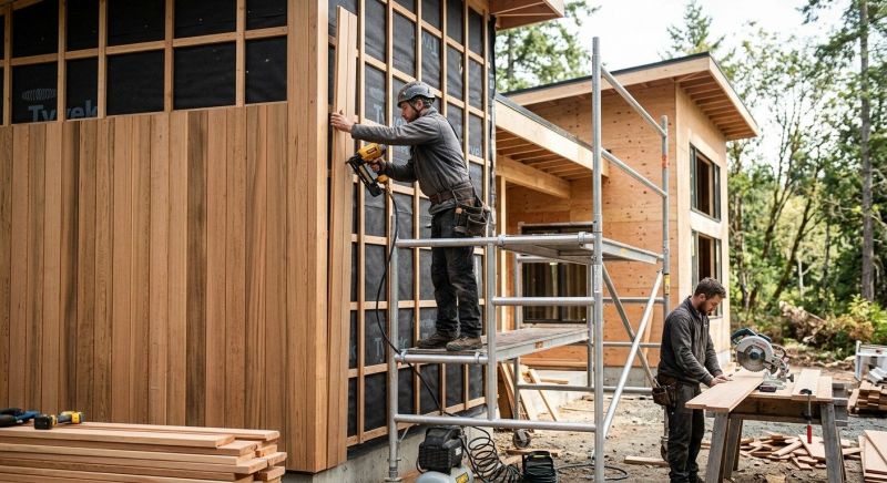 Wood Cladding Installation in Chattanooga, TN