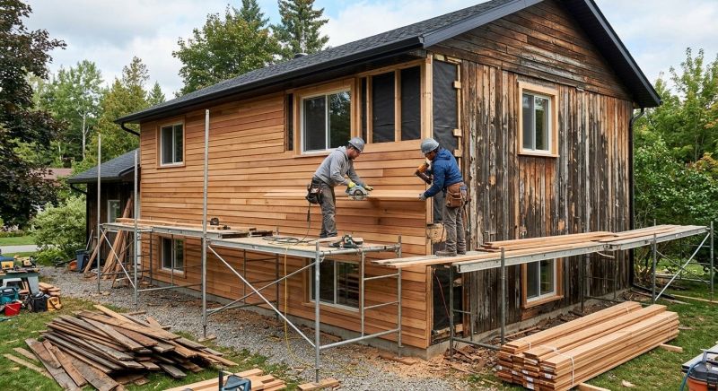 Wood Cladding Installation in Harrison, TN