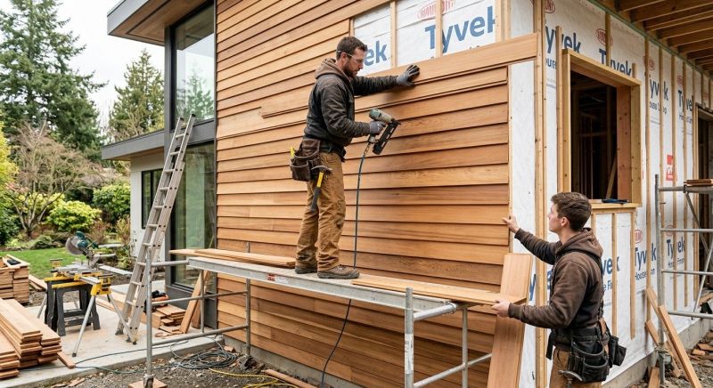Wood Cladding Installation in Ooltewah, TN