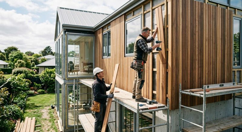 Wood Cladding Installation in Signal Mountain, TN