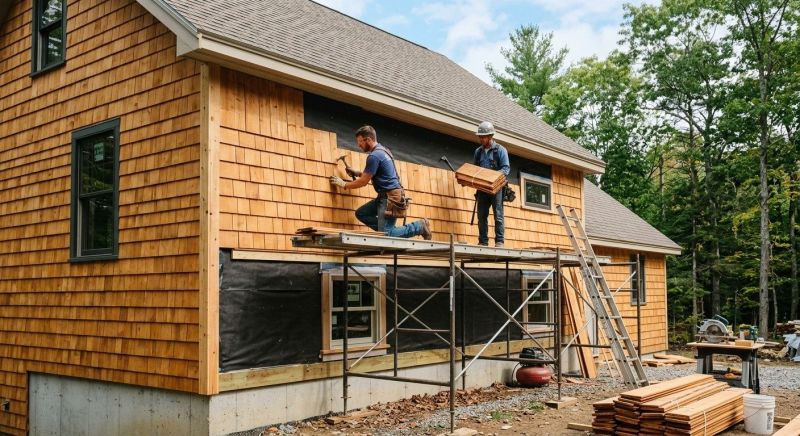 Cedar Siding Installation in Chickamauga, GA